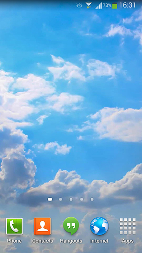 Ladda ner Clouds HD 5 - gratis live wallpaper för Android på skrivbordet.