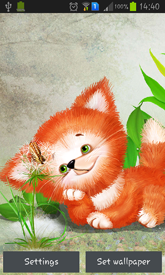 Ladda ner Cute foxy - gratis live wallpaper för Android på skrivbordet.