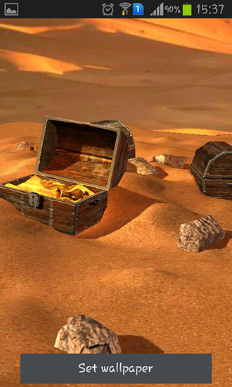 Ladda ner Desert treasure - gratis live wallpaper för Android på skrivbordet.