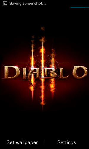 Ladda ner Diablo 3: Fire - gratis live wallpaper för Android på skrivbordet.
