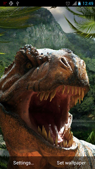 Ladda ner Dinosaurs - gratis live wallpaper för Android på skrivbordet.