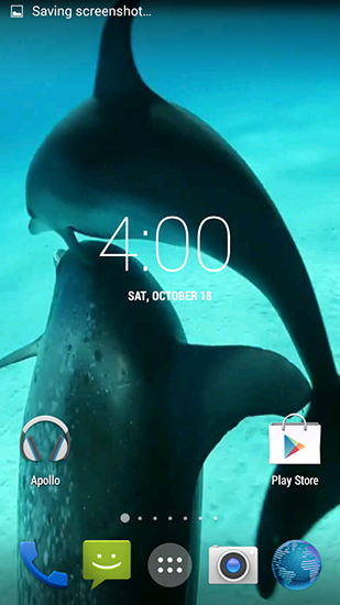 Ladda ner Dolphins HD - gratis live wallpaper för Android på skrivbordet.