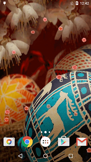 Ladda ner Easter eggs - gratis live wallpaper för Android på skrivbordet.