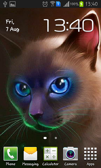 Ladda ner Egyptian cat - gratis live wallpaper för Android på skrivbordet.