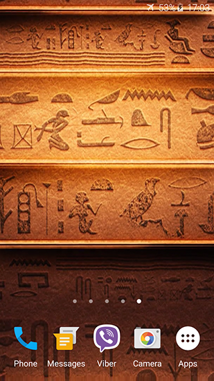 Ladda ner Egyptian theme - gratis live wallpaper för Android på skrivbordet.