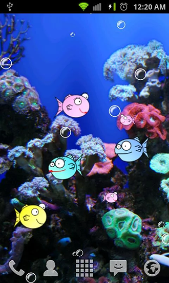Ladda ner Fishbowl by Splabs - gratis live wallpaper för Android på skrivbordet.