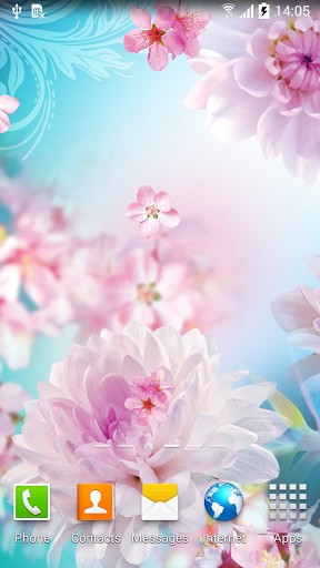 Ladda ner Flowers by Live wallpapers 3D - gratis live wallpaper för Android på skrivbordet.