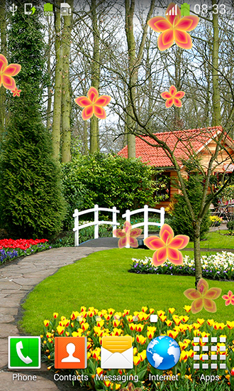 Ladda ner Garden by Cool Free Live Wallpapers - gratis live wallpaper för Android på skrivbordet.
