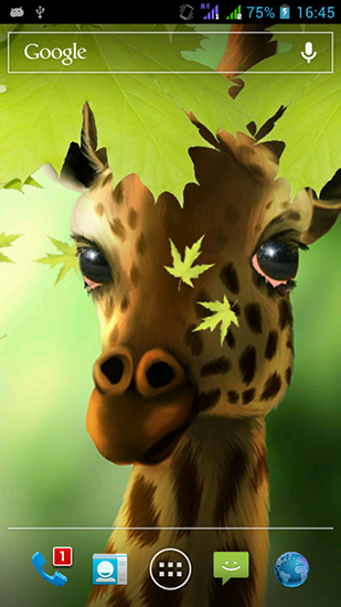 Ladda ner Giraffe HD - gratis live wallpaper för Android på skrivbordet.