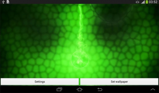 Ladda ner Green neon - gratis live wallpaper för Android på skrivbordet.