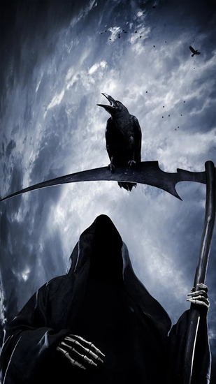 Ladda ner Grim Reaper - gratis live wallpaper för Android på skrivbordet.