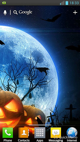 Ladda ner Halloween HD - gratis live wallpaper för Android på skrivbordet.