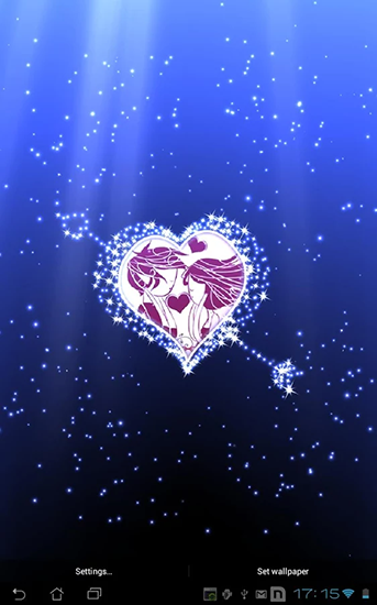 Ladda ner Hearts by Aqreadd studios - gratis live wallpaper för Android på skrivbordet.