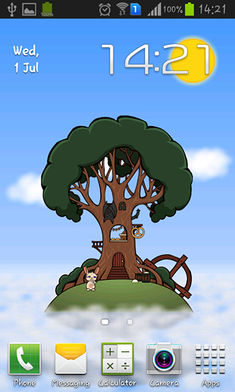 Ladda ner Home tree - gratis live wallpaper för Android på skrivbordet.