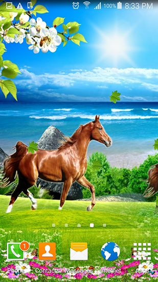 Ladda ner Horses by Villehugh - gratis live wallpaper för Android på skrivbordet.