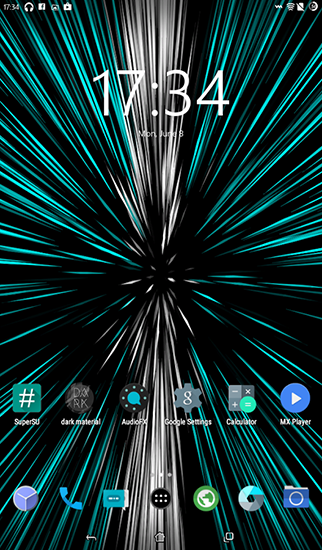 Ladda ner Infinite rays - gratis live wallpaper för Android på skrivbordet.