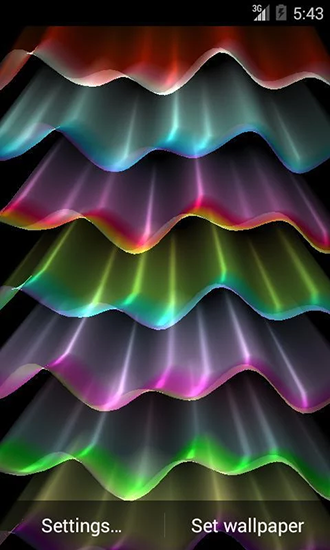 Ladda ner Light wave - gratis live wallpaper för Android på skrivbordet.