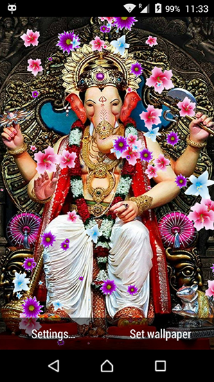 Ladda ner Lord Ganesha HD - gratis live wallpaper för Android på skrivbordet.