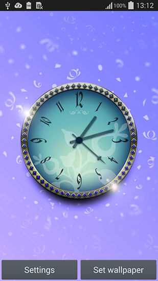 Ladda ner Magic clock - gratis live wallpaper för Android på skrivbordet.