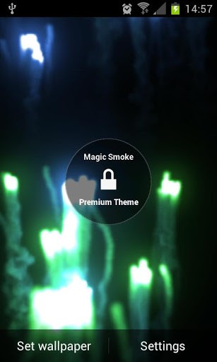 Ladda ner Magic smoke 3D - gratis live wallpaper för Android på skrivbordet.