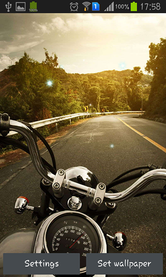 Ladda ner Motorcycle - gratis live wallpaper för Android på skrivbordet.