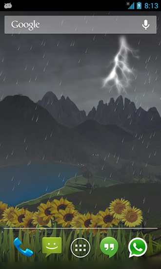 Ladda ner Mountain weather by LittleCake Media - gratis live wallpaper för Android på skrivbordet.