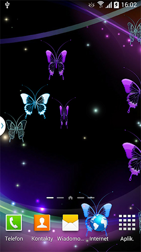 Neon hearts by Live Wallpapers 3D