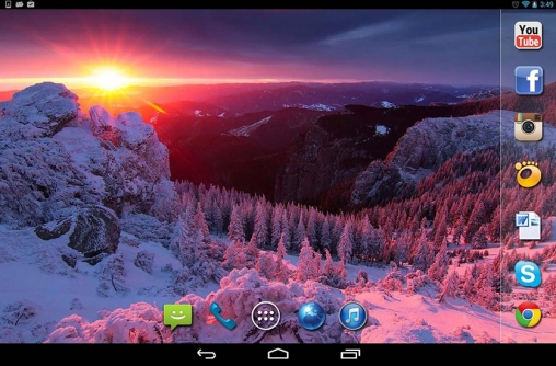 Ladda ner Nice winter - gratis live wallpaper för Android på skrivbordet.