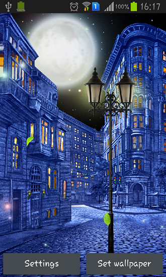 Ladda ner Night city by  Blackbird wallpapers - gratis live wallpaper för Android på skrivbordet.