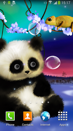 Ladda ner Panda by Live wallpapers 3D - gratis live wallpaper för Android på skrivbordet.