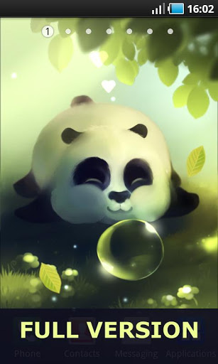 Ladda ner Panda dumpling - gratis live wallpaper för Android på skrivbordet.