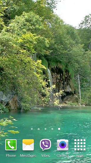 Ladda ner Plitvice waterfalls - gratis live wallpaper för Android på skrivbordet.