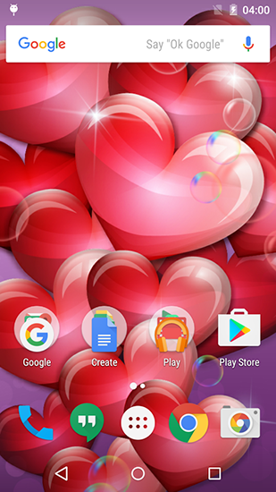Ladda ner Purple and pink love - gratis live wallpaper för Android på skrivbordet.