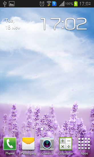 Ladda ner Purple lavender - gratis live wallpaper för Android på skrivbordet.