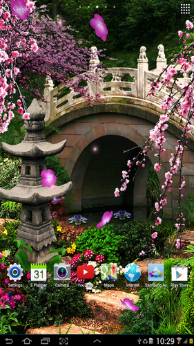 Ladda ner Sakura - gratis live wallpaper för Android på skrivbordet.