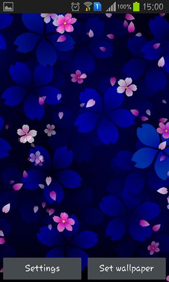 Ladda ner Sakura falling - gratis live wallpaper för Android på skrivbordet.