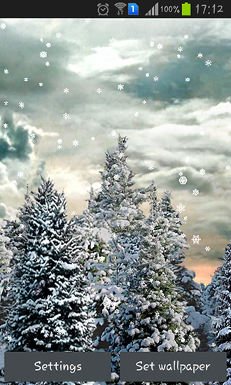 Ladda ner Snowfall by Kittehface software - gratis live wallpaper för Android på skrivbordet.