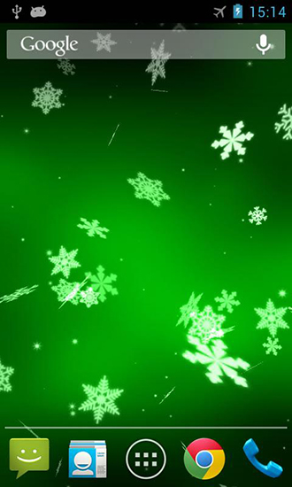 Ladda ner Snowflake 3D - gratis live wallpaper för Android på skrivbordet.