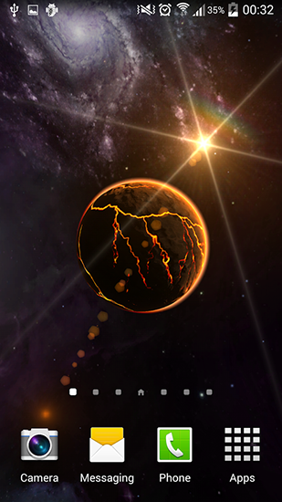 Ladda ner Space explorer 3D - gratis live wallpaper för Android på skrivbordet.