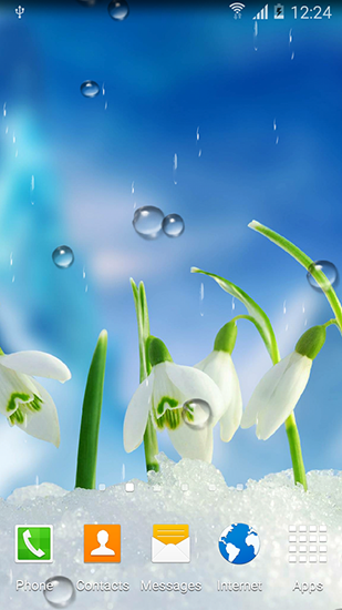 Ladda ner Spring flowers - gratis live wallpaper för Android på skrivbordet.