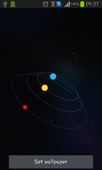 Ladda ner Star orbit - gratis live wallpaper för Android på skrivbordet.
