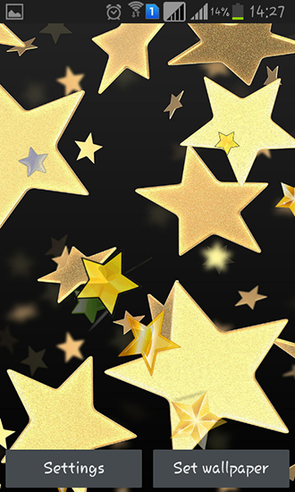 Ladda ner Stars by Happy live wallpapers - gratis live wallpaper för Android på skrivbordet.