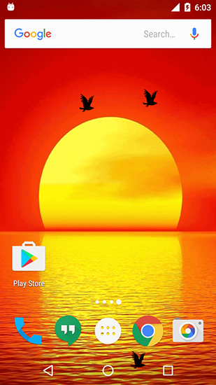 Ladda ner Sunset by Twobit - gratis live wallpaper för Android på skrivbordet.
