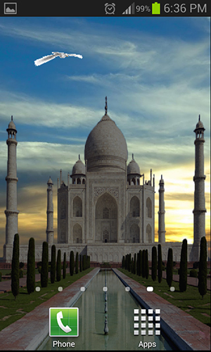 Ladda ner Taj Mahal - gratis live wallpaper för Android på skrivbordet.