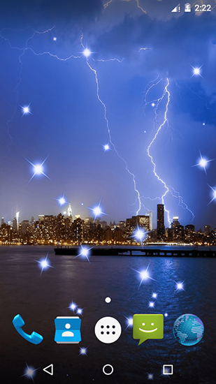 Ladda ner Thunderstorm by Pop tools - gratis live wallpaper för Android på skrivbordet.
