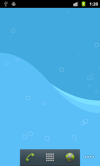 Ladda ner Water wave - gratis live wallpaper för Android på skrivbordet.