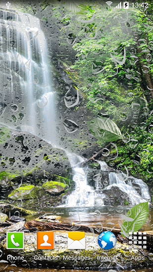 Ladda ner Waterfalls - gratis live wallpaper för Android på skrivbordet.