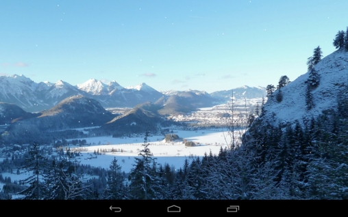 Ladda ner Winter mountains - gratis live wallpaper för Android på skrivbordet.