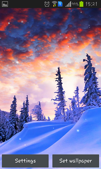 Ladda ner Winter nature - gratis live wallpaper för Android på skrivbordet.
