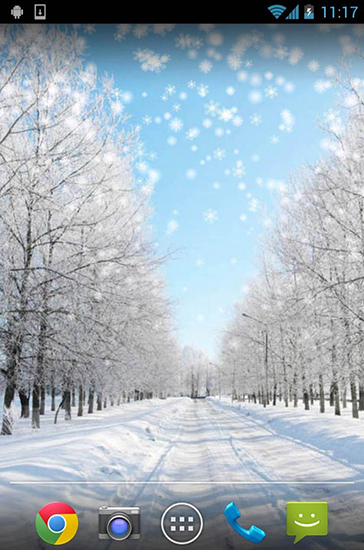 Ladda ner Winter: Snow by Orchid - gratis live wallpaper för Android på skrivbordet.